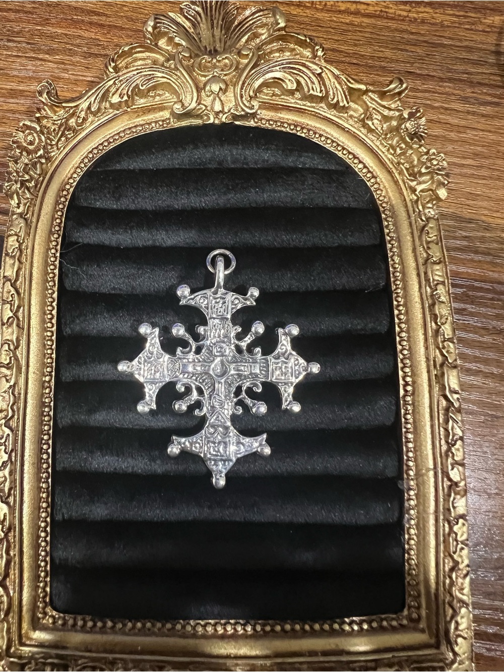 Large Silver Cross Pendant